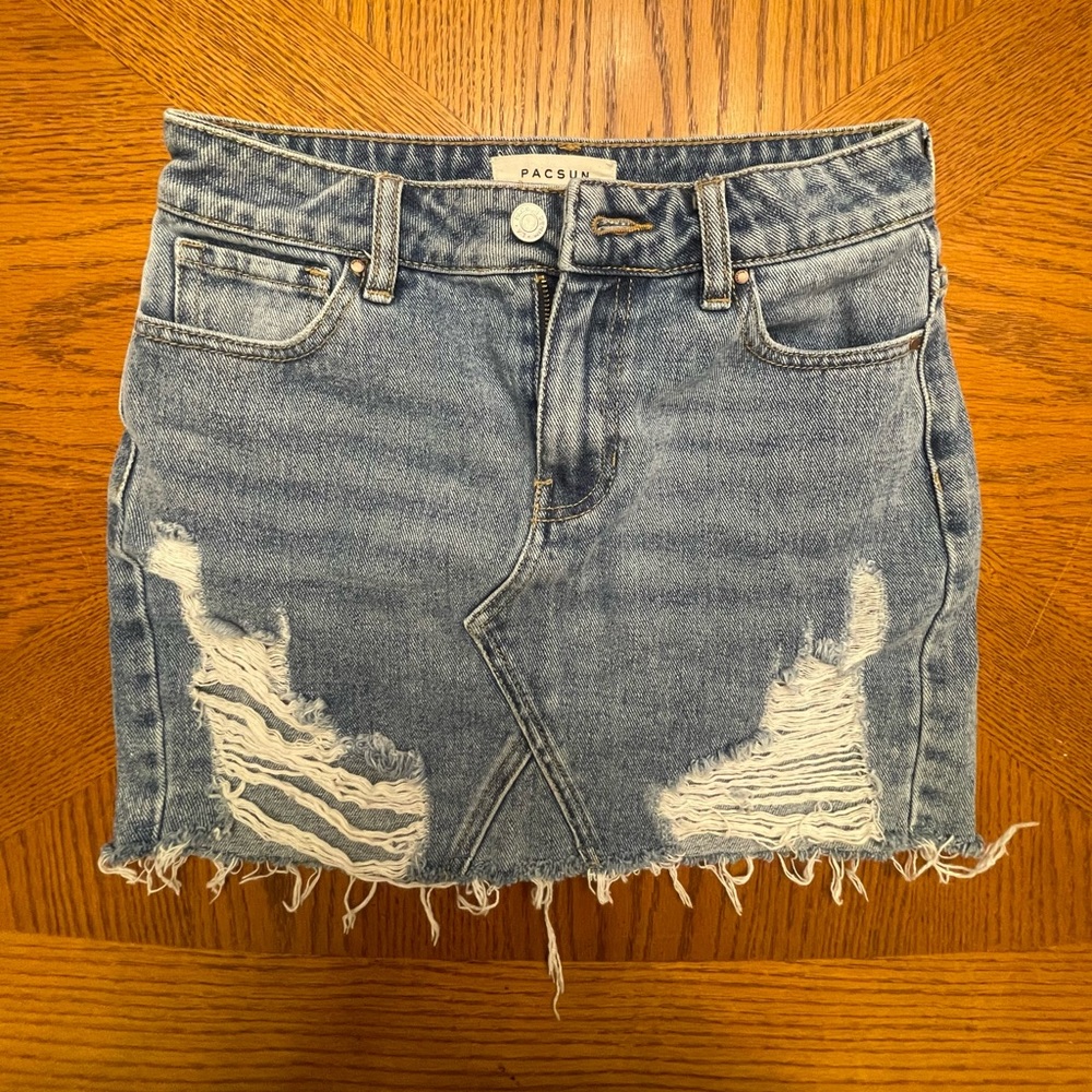Jean Skirt Pacsun